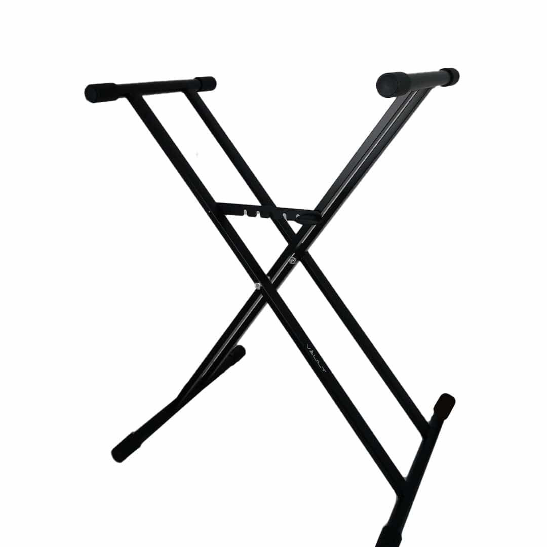 vault keyboard stands vault double x adjustable keyboard stand