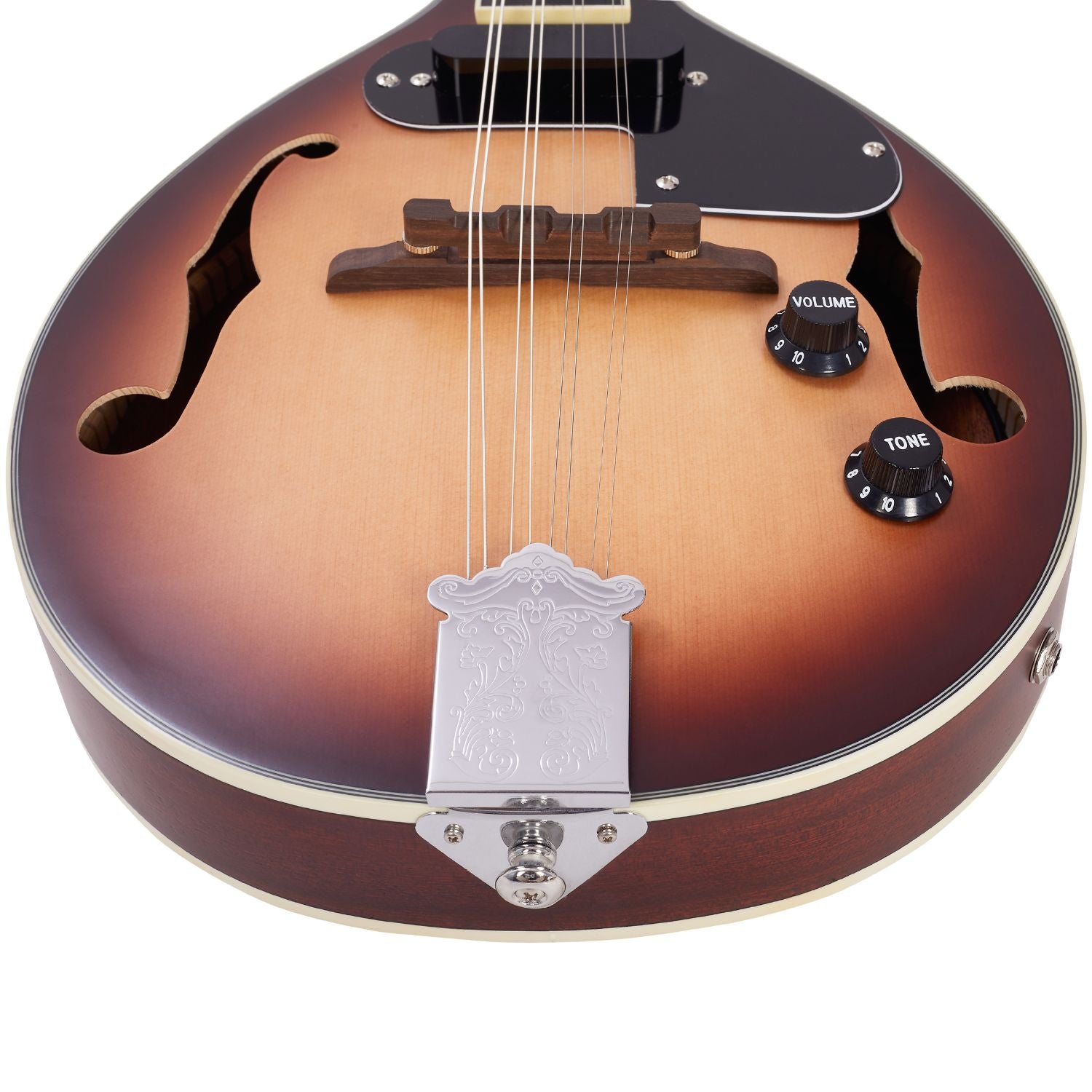 Vault Mandolins Vault Sajni A-Style Solid Spruce Top Electro-Acoustic Mandolin – Tobacco Sunburst, with EQ & Bag