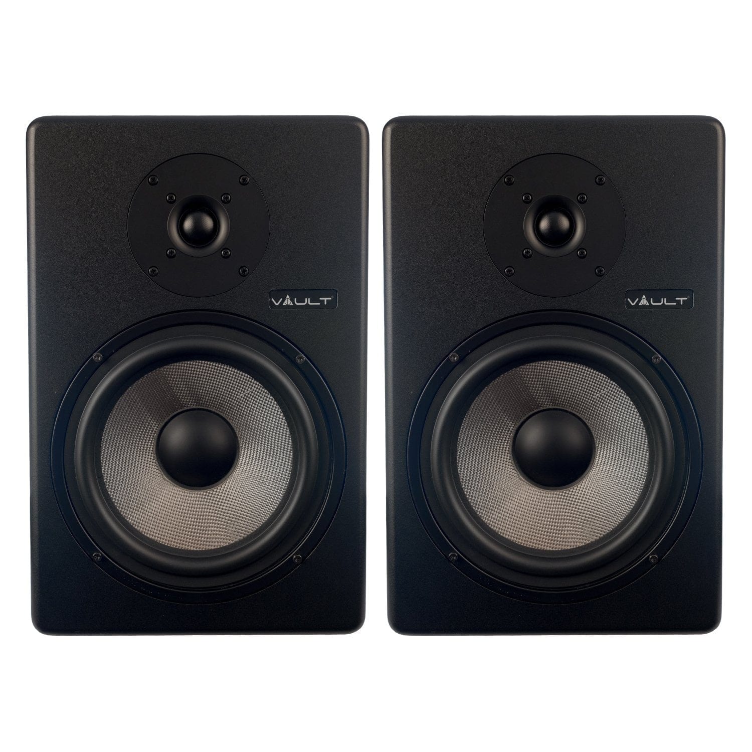 vault monitor speaker bundles vault c8 powered monitor pair standard bundle with 2xspeaker cables, polishing cloth & bitwig 8-track