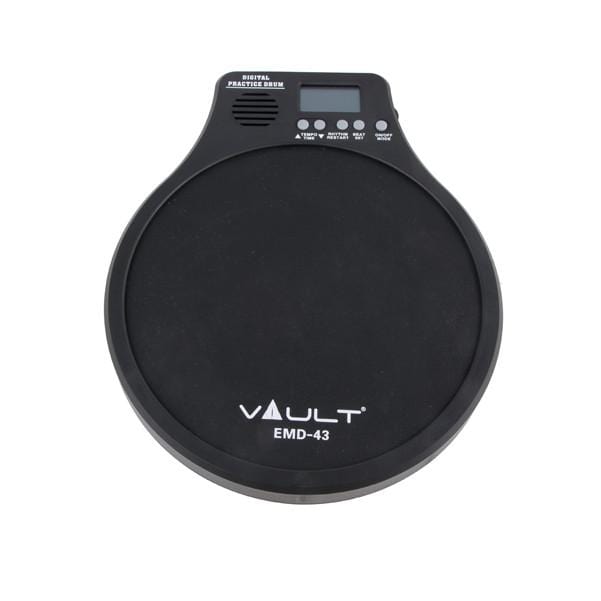 vault practice pads & devices vault emd-43 3 in 1 electronic practice drum pad