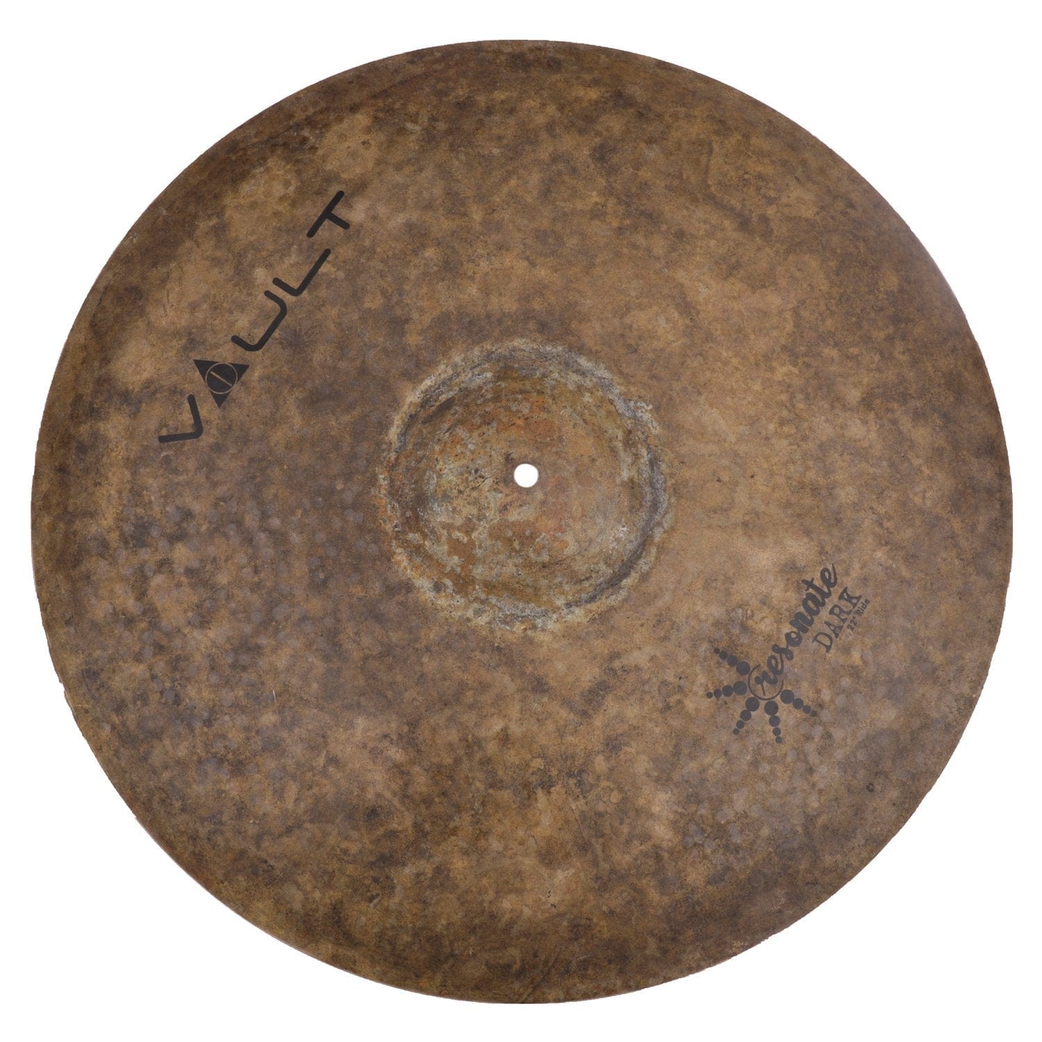 vault ride cymbals vault resonate dark series 22-inch ride cymbal