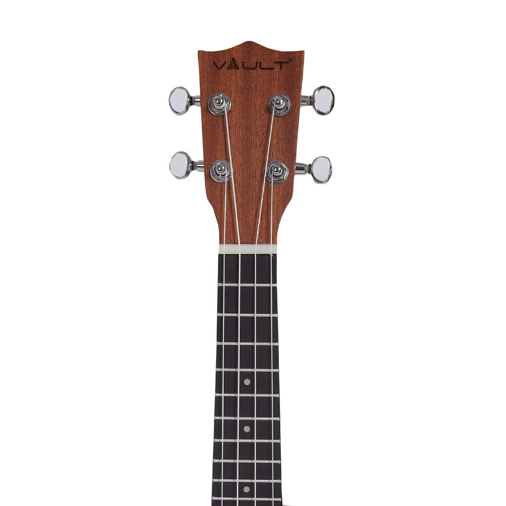 Vault Soprano Ukuleles Acoustic Vault UK-1000SCE 21-Inch Solid Spruce Top Premium Semi Cutaway Electro-Acoustic Soprano Ukulele