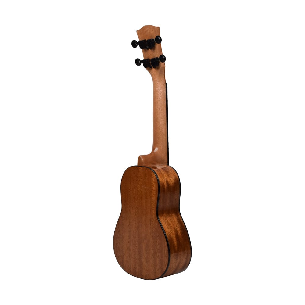 vault soprano ukuleles natural vault performer pro 21" all solid mahogany premium soprano ukulele with eq & gigbag