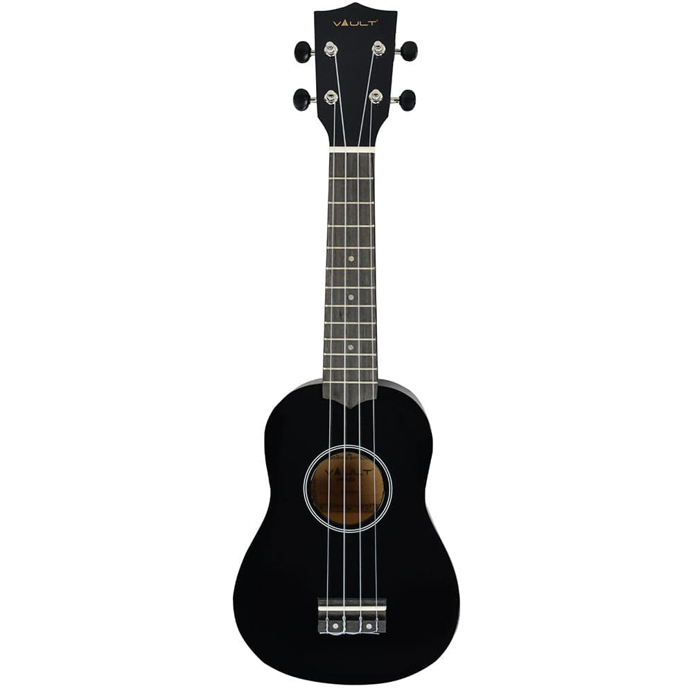 vault soprano ukuleles vault uk-003 soprano colourful ukulele 21 inch with gig bag#color_blackmatte