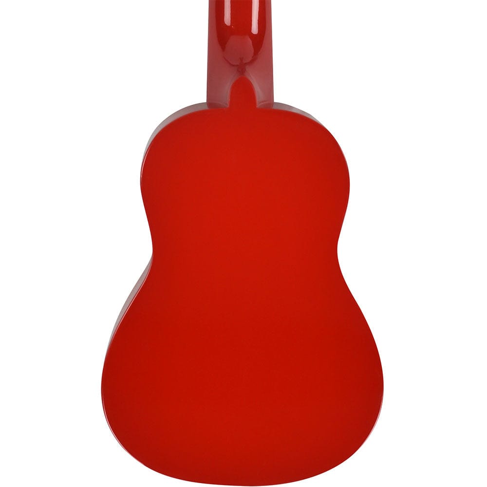 vault soprano ukuleles vault uk-003 soprano colourful ukulele 21 inch with gig bag #color_red-glossy