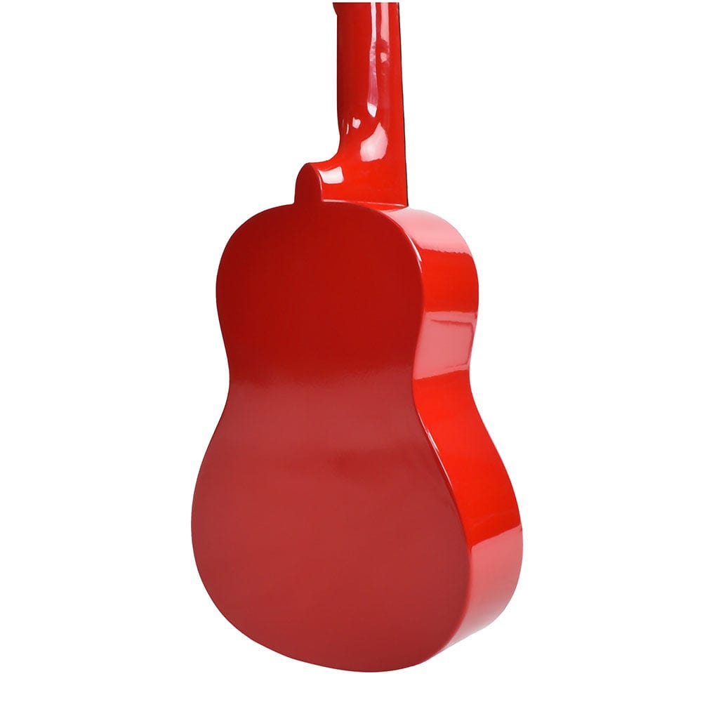 vault soprano ukuleles vault uk-003 soprano colourful ukulele 21 inch with gig bag #color_red-glossy