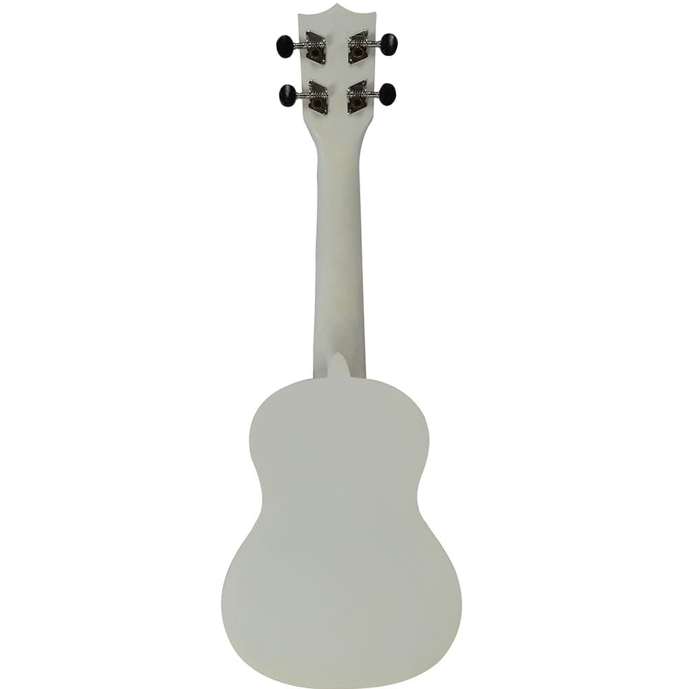 vault soprano ukuleles vault uk-003 soprano colourful ukulele 21 inch with gig bag #color_white-glossy