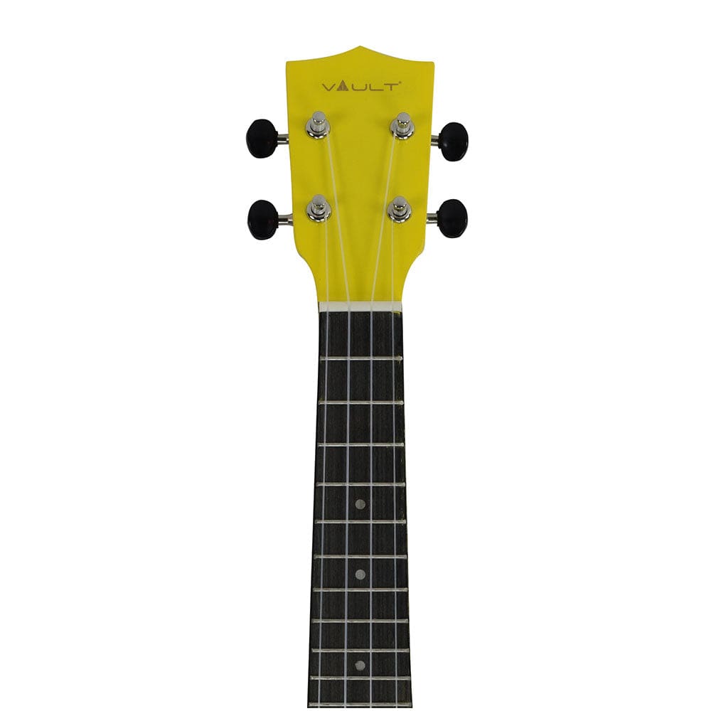 vault soprano ukuleles vault uk-003 soprano colourful ukulele 21 inch with gig bag #color_yellowglossy