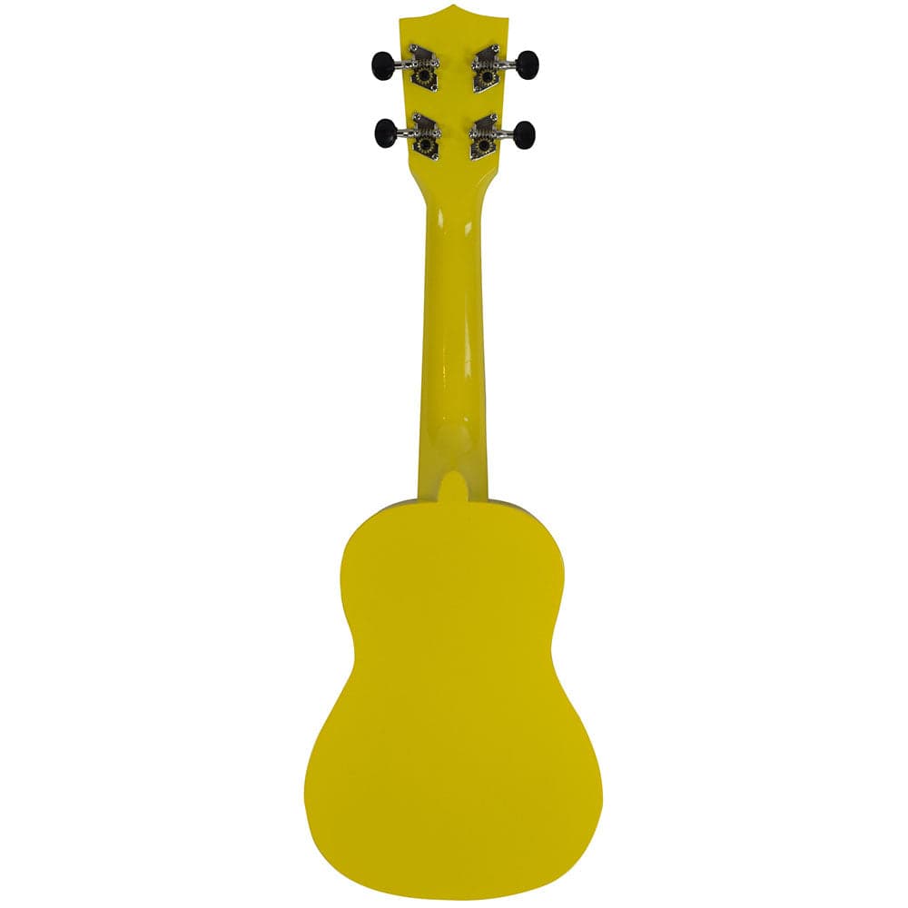 vault soprano ukuleles vault uk-003 soprano colourful ukulele 21 inch with gig bag #color_yellow-glossy
