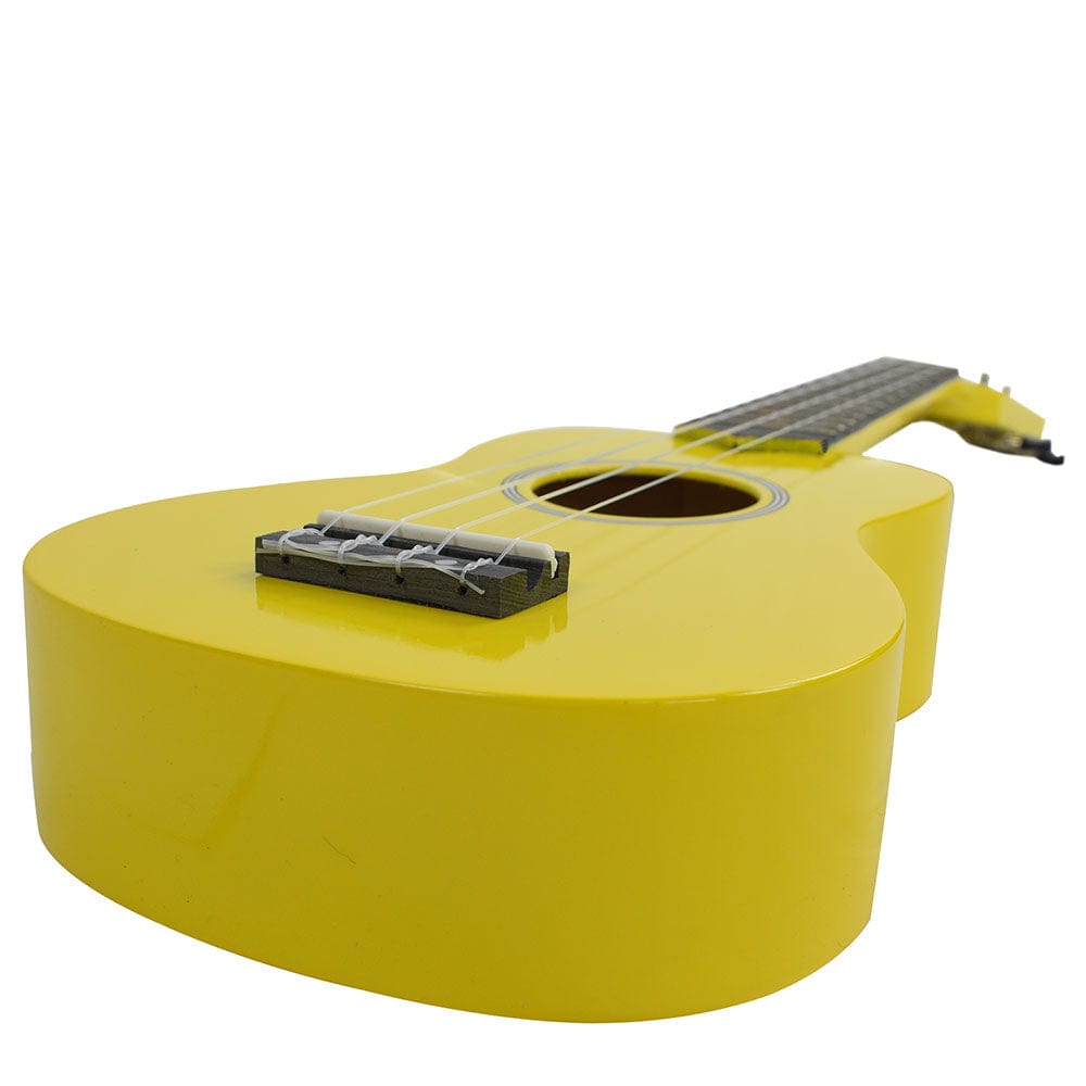 vault soprano ukuleles vault uk-003 soprano colourful ukulele 21 inch with gig bag #color_yellowglossy