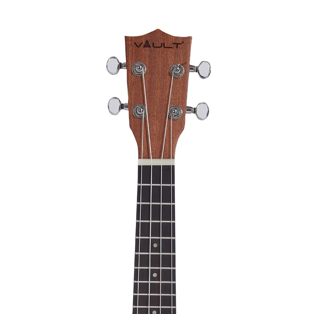 Vault Soprano Ukuleles Vault UK-1000SC 21-Inch Solid Spruce Top Premium Semi Cutaway Soprano Ukulele#type_ acoustic