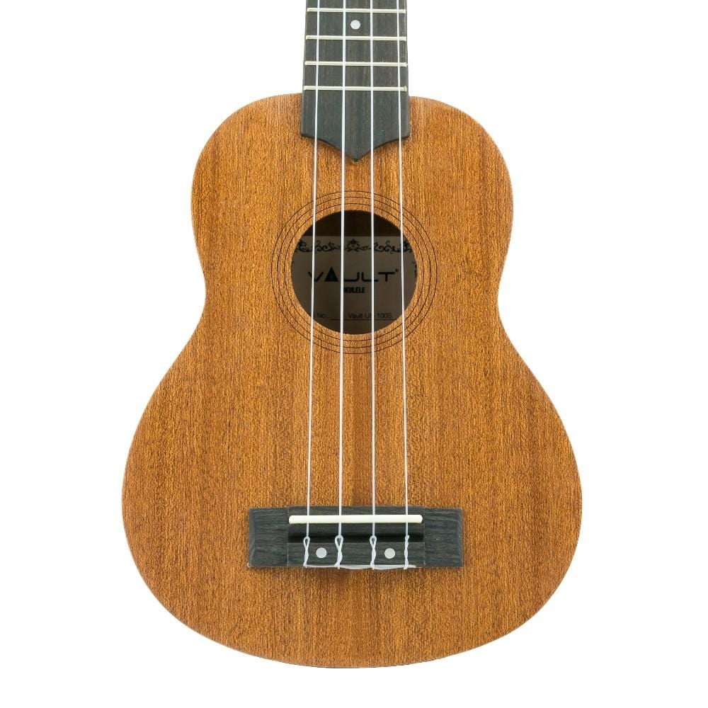 vault soprano ukuleles vault uk-100s 21 inch arched back soprano ukulele with gig bag & ebook #color_mahogany