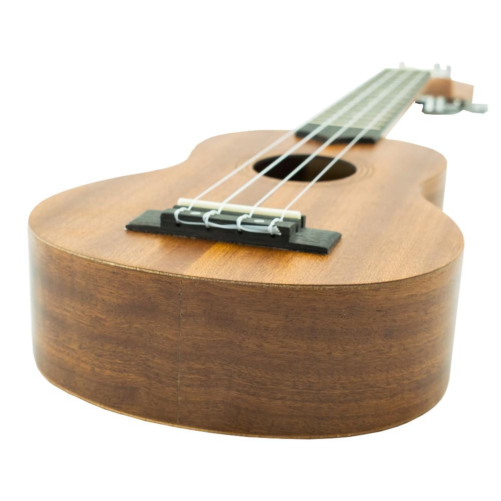 vault soprano ukuleles vault uk-100s 21 inch arched back soprano ukulele with gig bag & ebook #color_mahogany