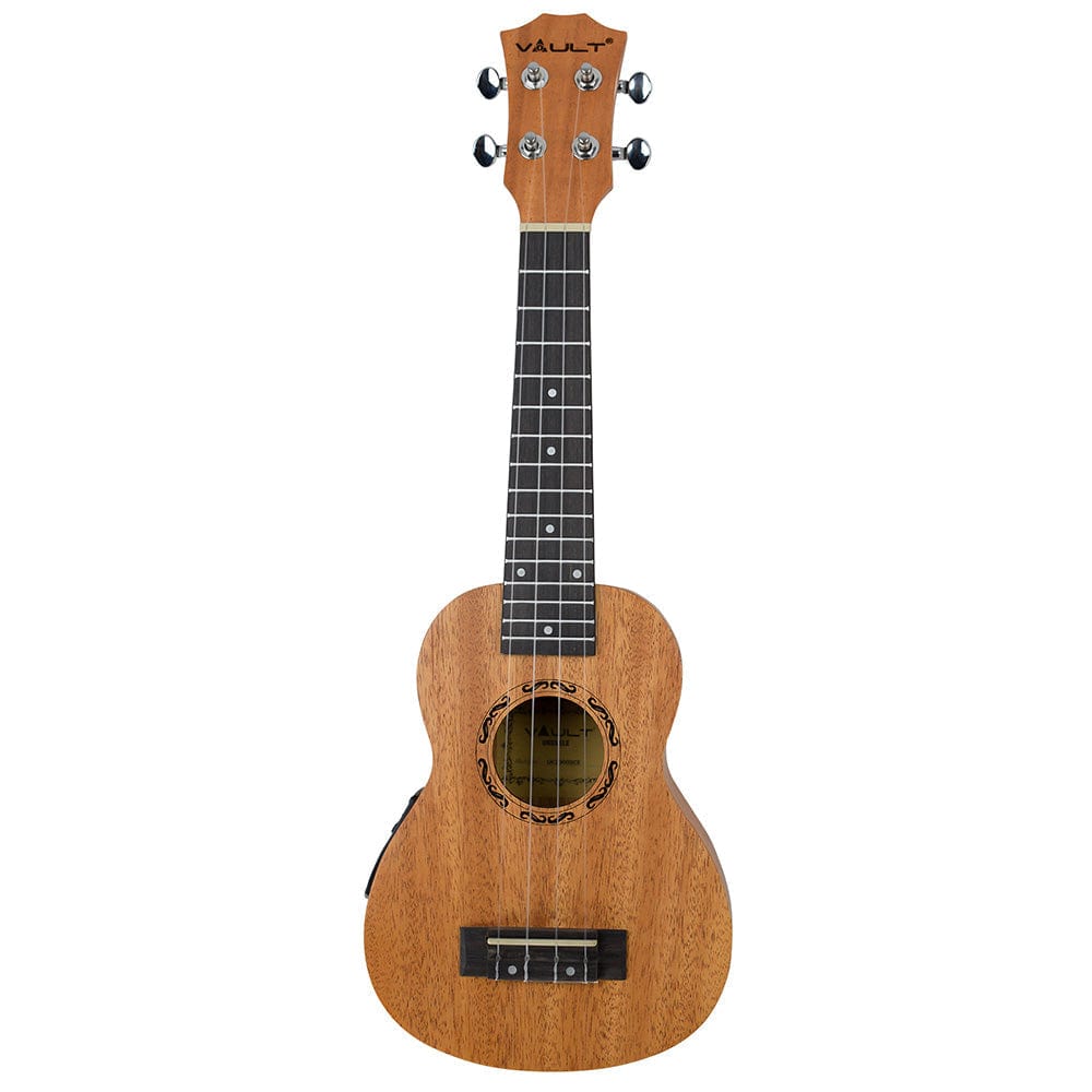 vault soprano ukuleles vault uk-2000s 21-inch solid mahogany top premium soprano ukulele with gigbag #types_electroacoustic