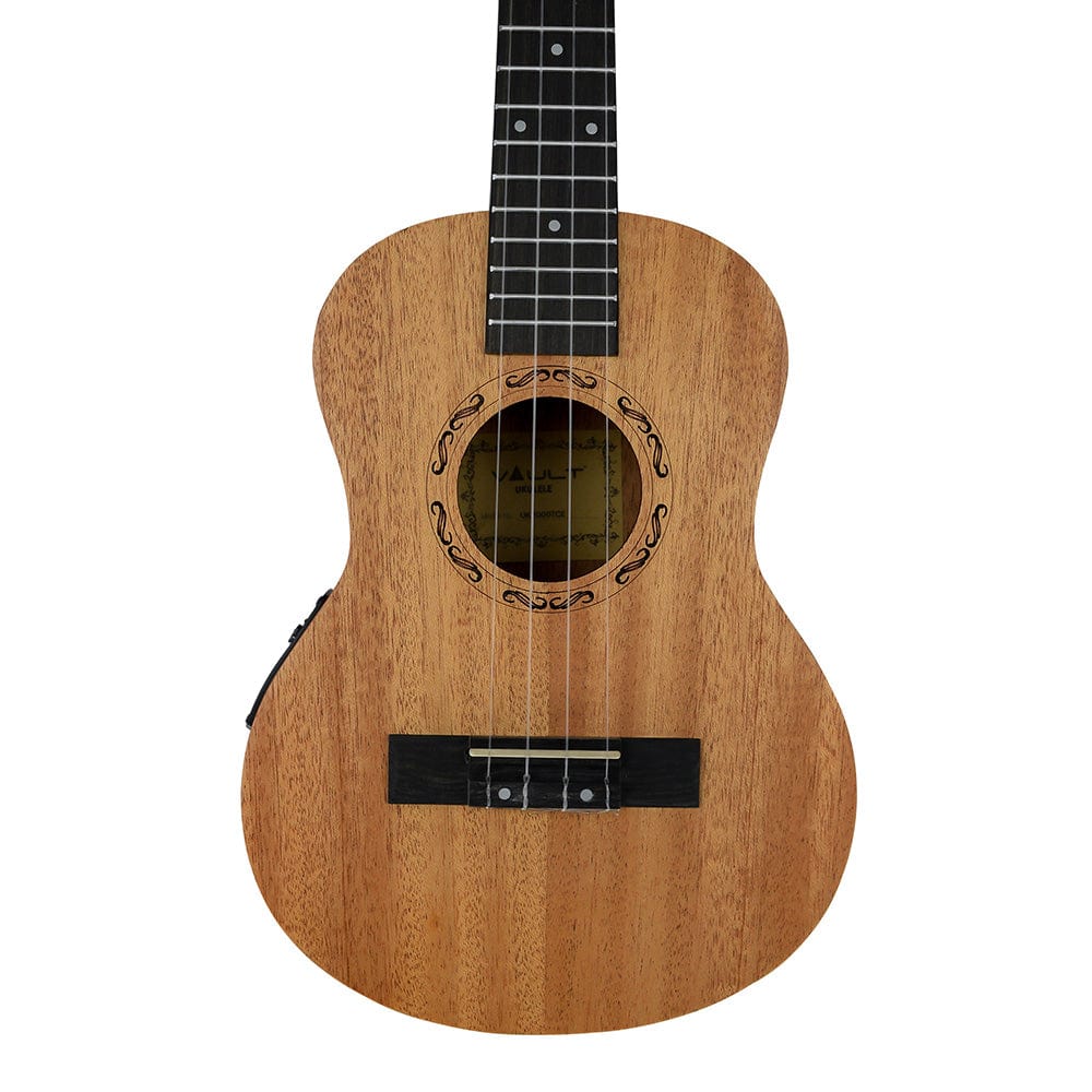 vault tenor ukuleles vault uk-2000t 26-inch solid mahogany top premium tenor ukulele with gigbag #types_electroacoustic