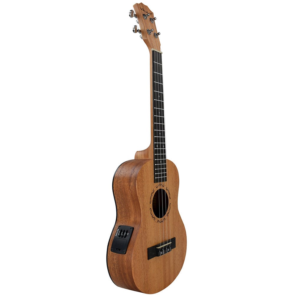 vault tenor ukuleles vault uk-2000t 26-inch solid mahogany top premium tenor ukulele with gigbag #types_electroacoustic
