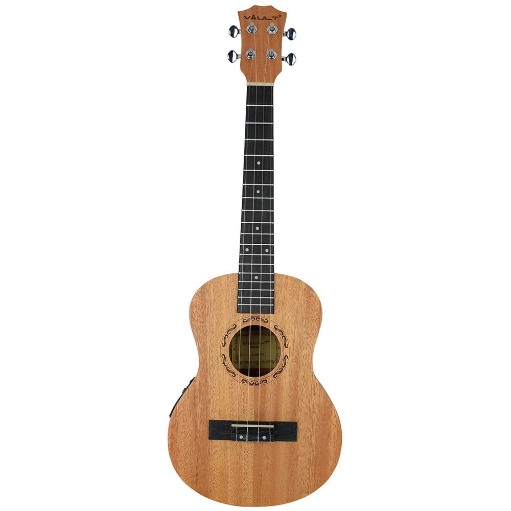 vault tenor ukuleles vault uk-2000t 26-inch solid mahogany top premium tenor ukulele with gigbag #types_electroacoustic