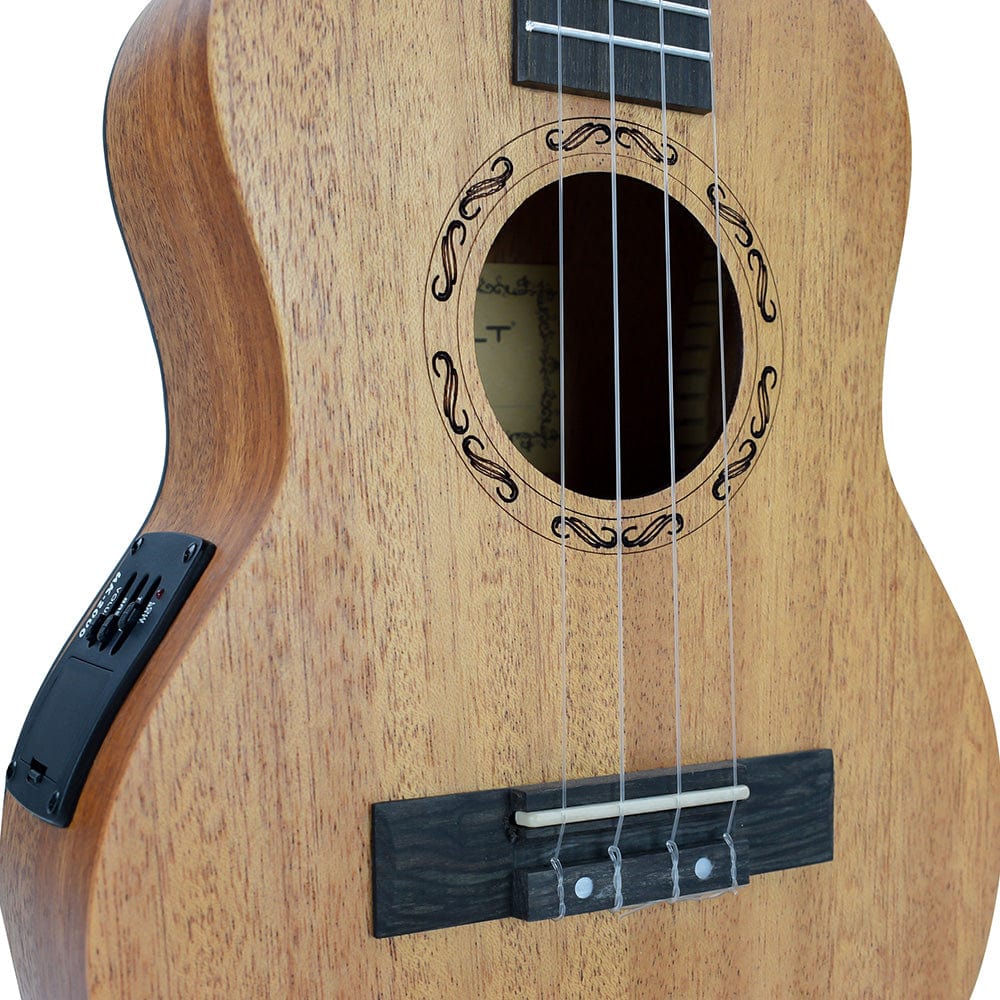 vault tenor ukuleles vault uk-2000t 26-inch solid mahogany top premium tenor ukulele with gigbag #types_electroacoustic