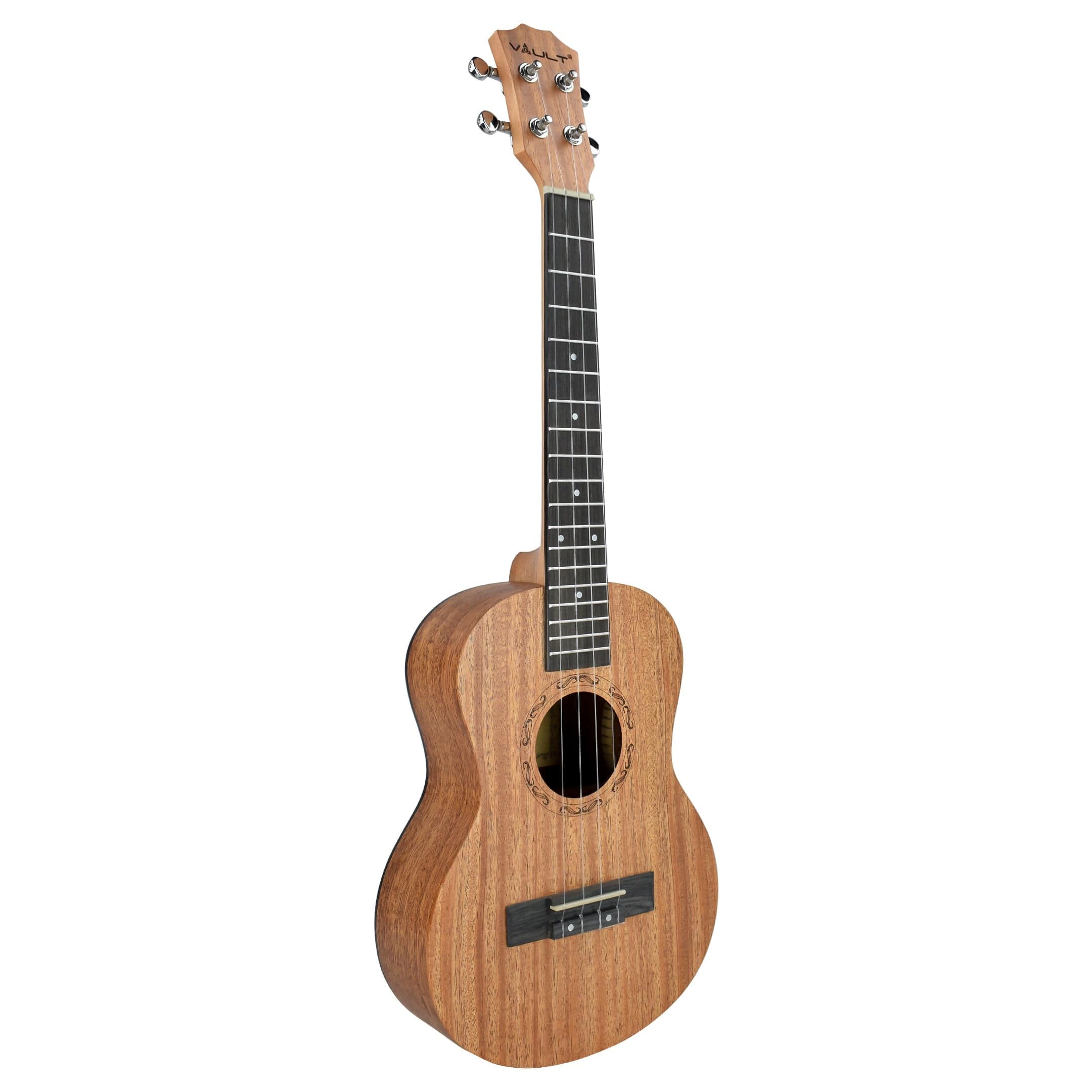 vault tenor ukuleles vault uk-2000t 26-inch solid mahogany top premium tenor ukulele with gigbag - open box