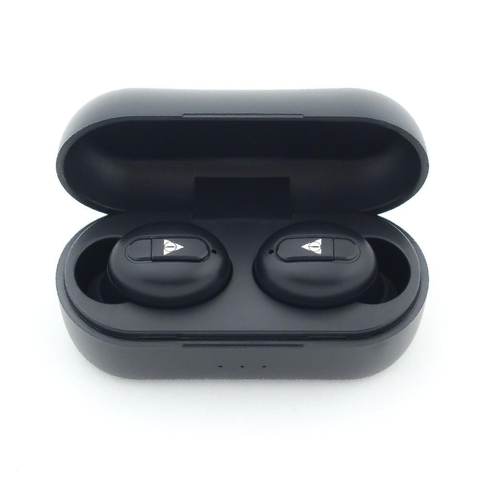 vault true wireless in-ear headphones play / black vault play true wireless earbuds with 15 hours of wireless charging & 2 year exclusive vault warranty #type_play,color_black