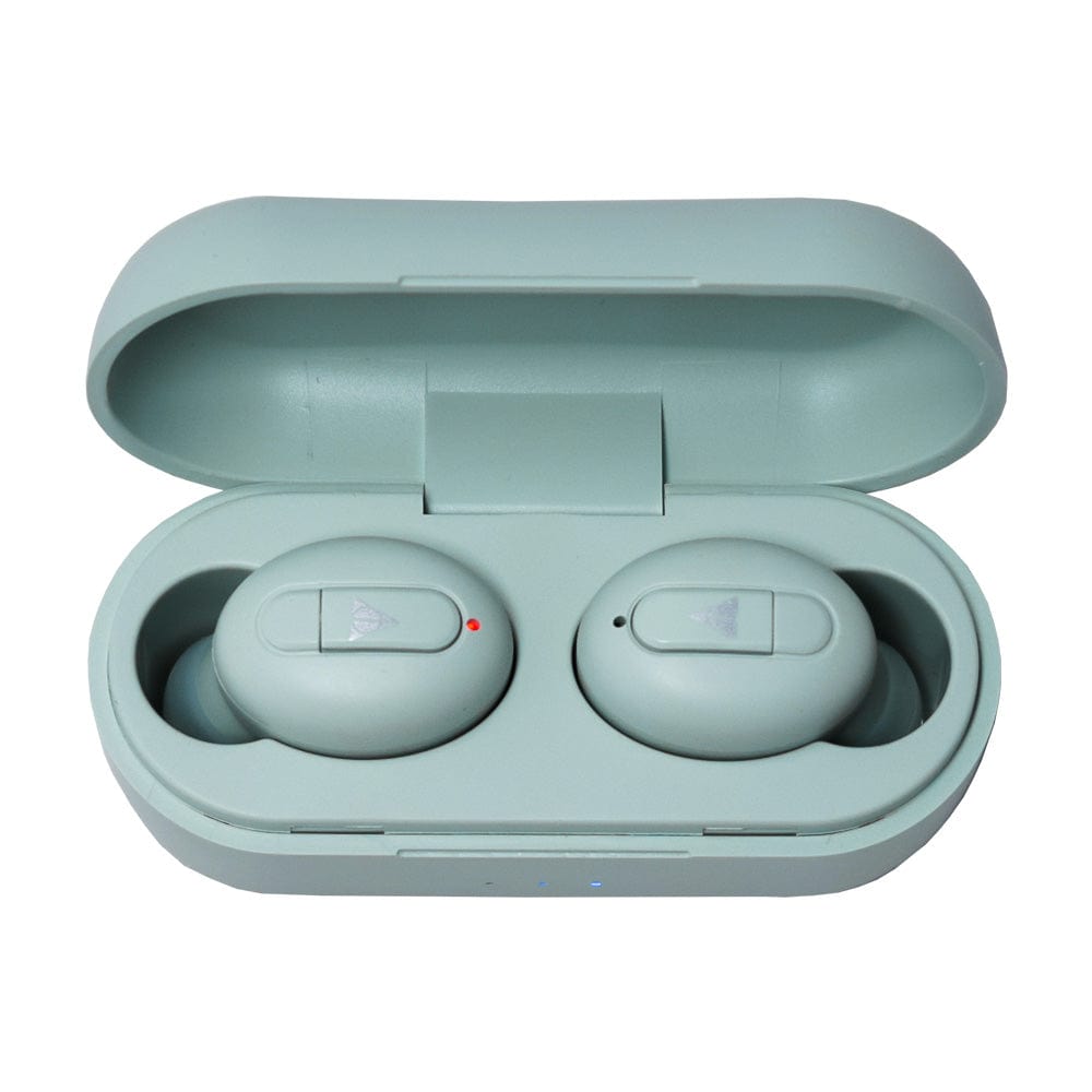 vault true wireless in-ear headphones play / mint green vault play true wireless earbuds with 15 hours of wireless charging & 2 year exclusive vault warranty #type_play,color_mint-green