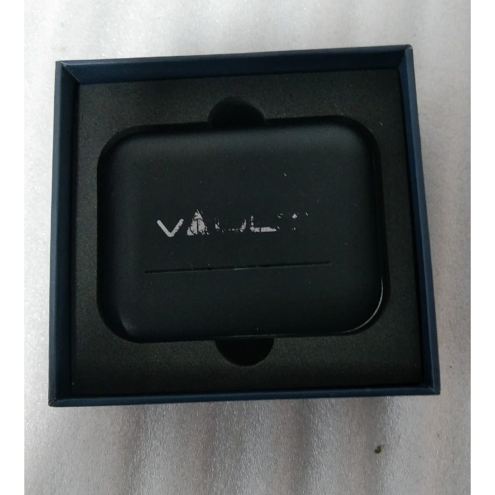 vault true wireless in-ear headphones vault onyx true wireless earbuds with 150 hours of wireless charging & 2 year exclusive vault warranty - open box b stock