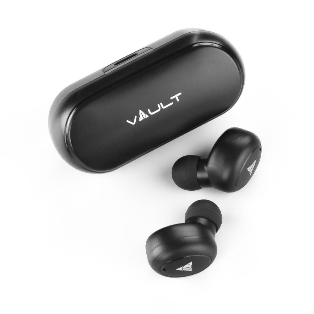 vault true wireless in-ear headphones vault play true wireless earbuds with 15 hours of wireless charging & 2 year exclusive vault warranty