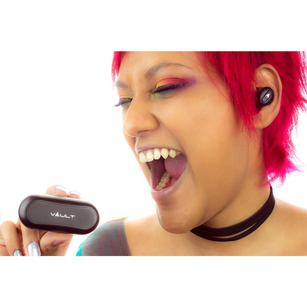 vault true wireless in-ear headphones vault play true wireless earbuds with 15 hours of wireless charging & 2 year exclusive vault warranty #type_play,color_black