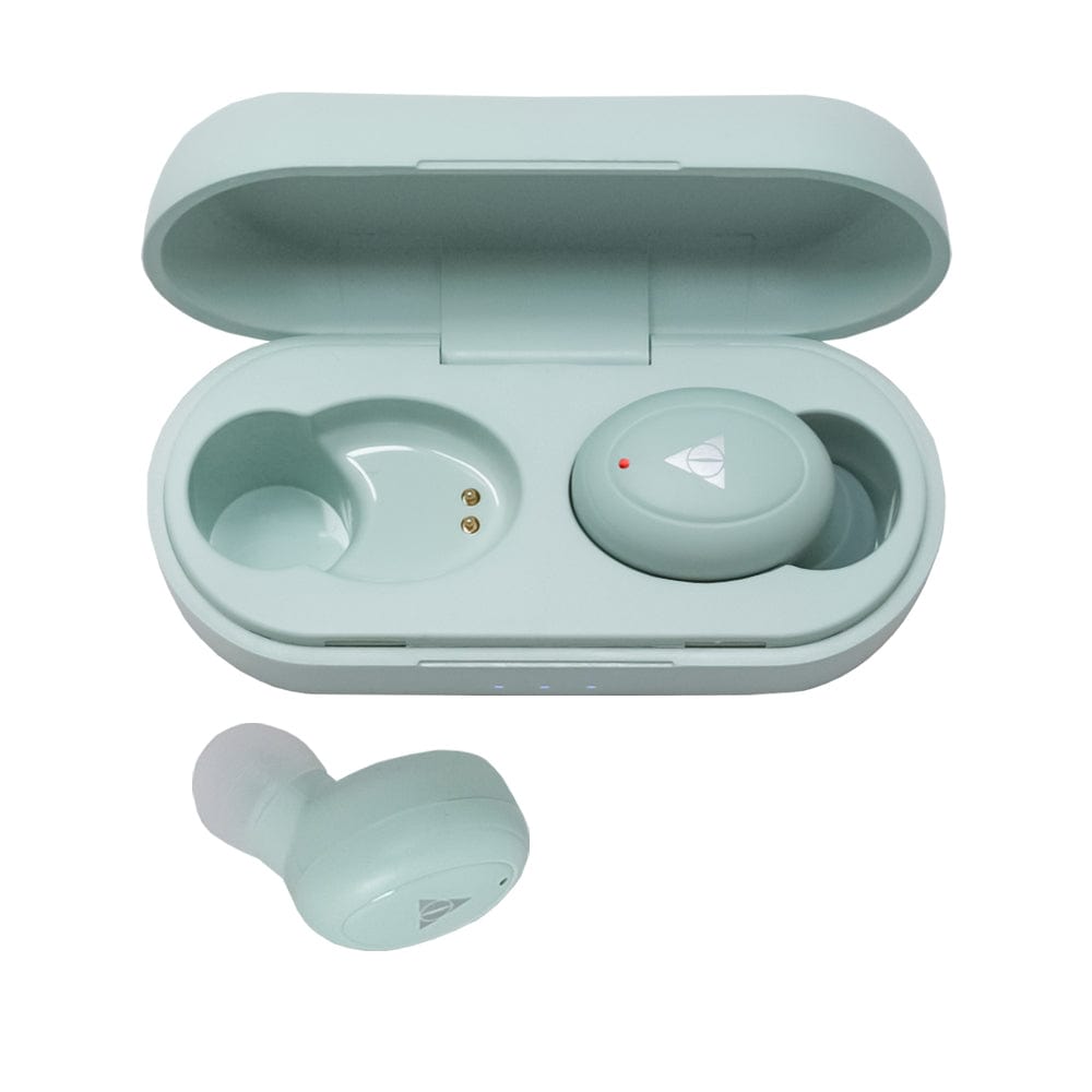 vault true wireless in-ear headphones vault play true wireless earbuds with 15 hours of wireless charging & 2 year exclusive vault warranty #type_playtouch,color_mint-green