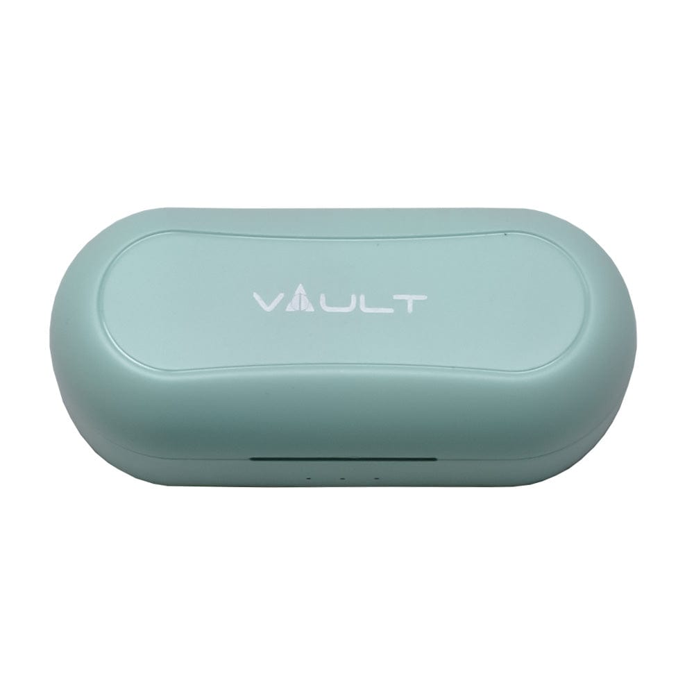 vault true wireless in-ear headphones vault play true wireless earbuds with 15 hours of wireless charging & 2 year exclusive vault warranty #type_play,color_mint-green