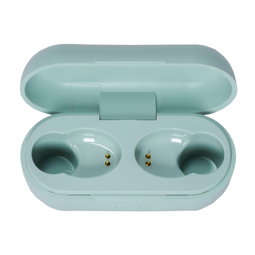 vault true wireless in-ear headphones vault play true wireless earbuds with 15 hours of wireless charging & 2 year exclusive vault warranty #type_play,color_mint-green