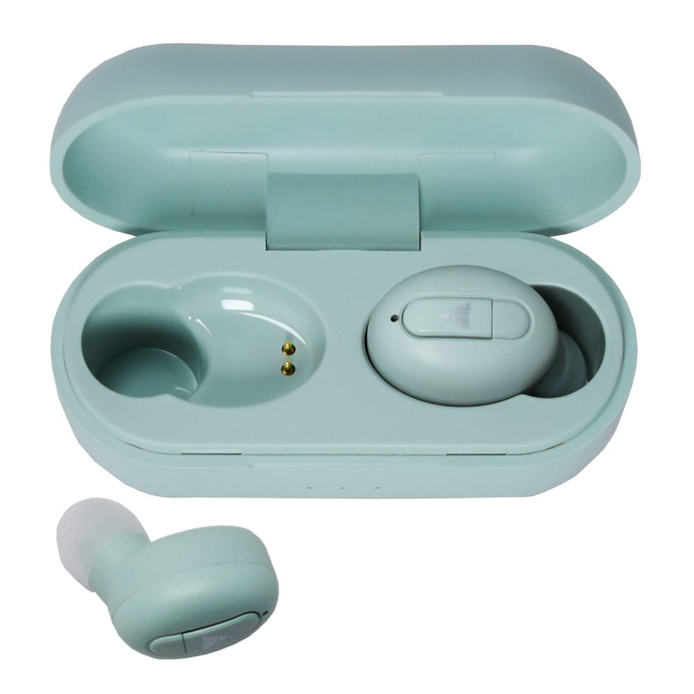 vault true wireless in-ear headphones vault play true wireless earbuds with 15 hours of wireless charging & 2 year exclusive vault warranty #type_play,color_mint-green