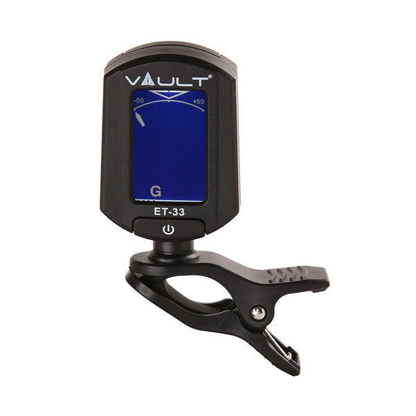 vault tuners vault et33 chromatic digital tuner clip-on