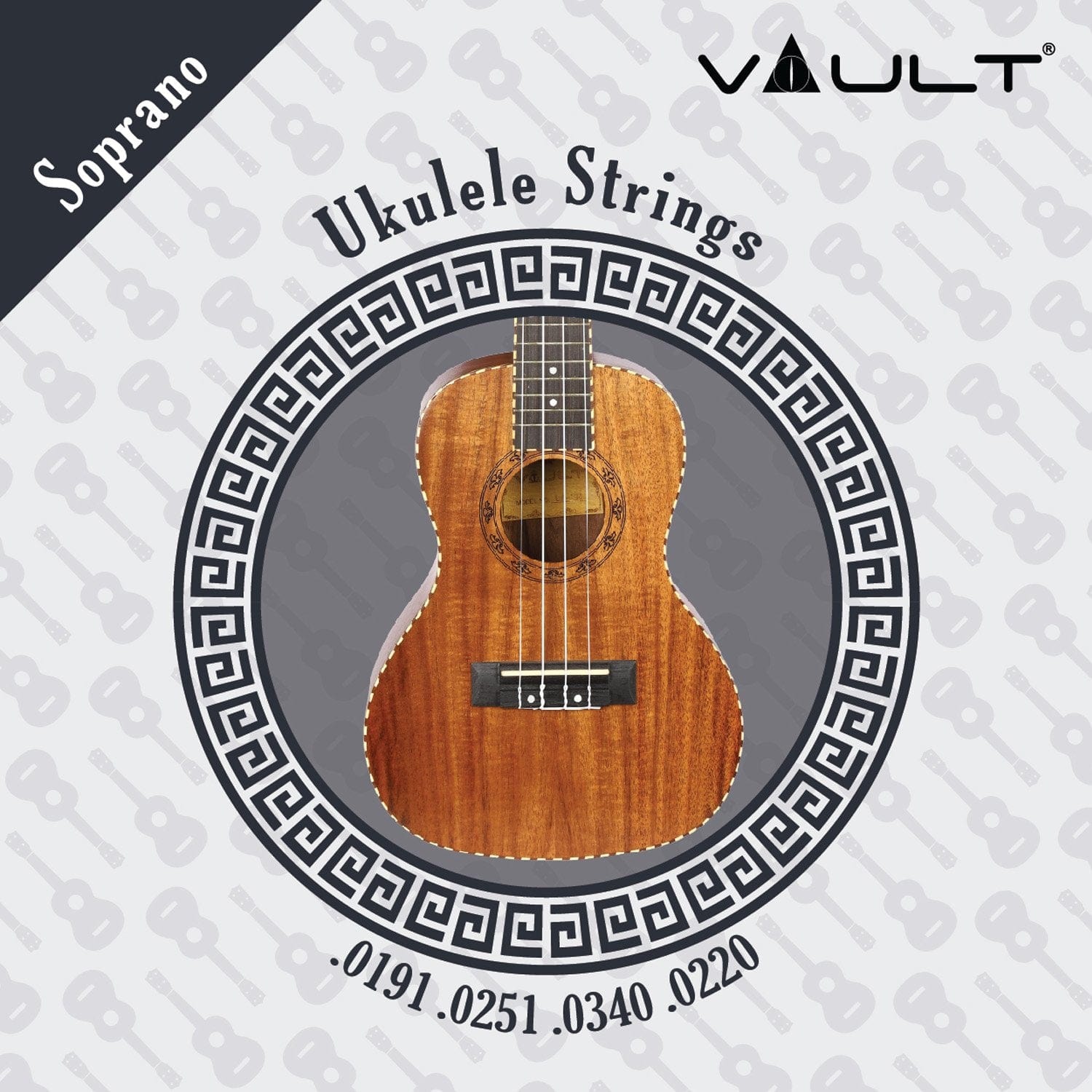 vault ukulele strings soprano strings vault standard ukulele strings - for soprano, concert & tenor sized ukuleles