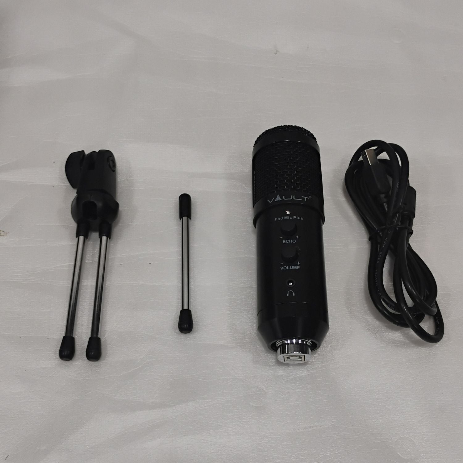 Vault Usb Microphones 202301922645 Vault Pod Mic Plus USB Condenser Podcast Microphone Kit - Open Box B Stock #barcode_202301922645