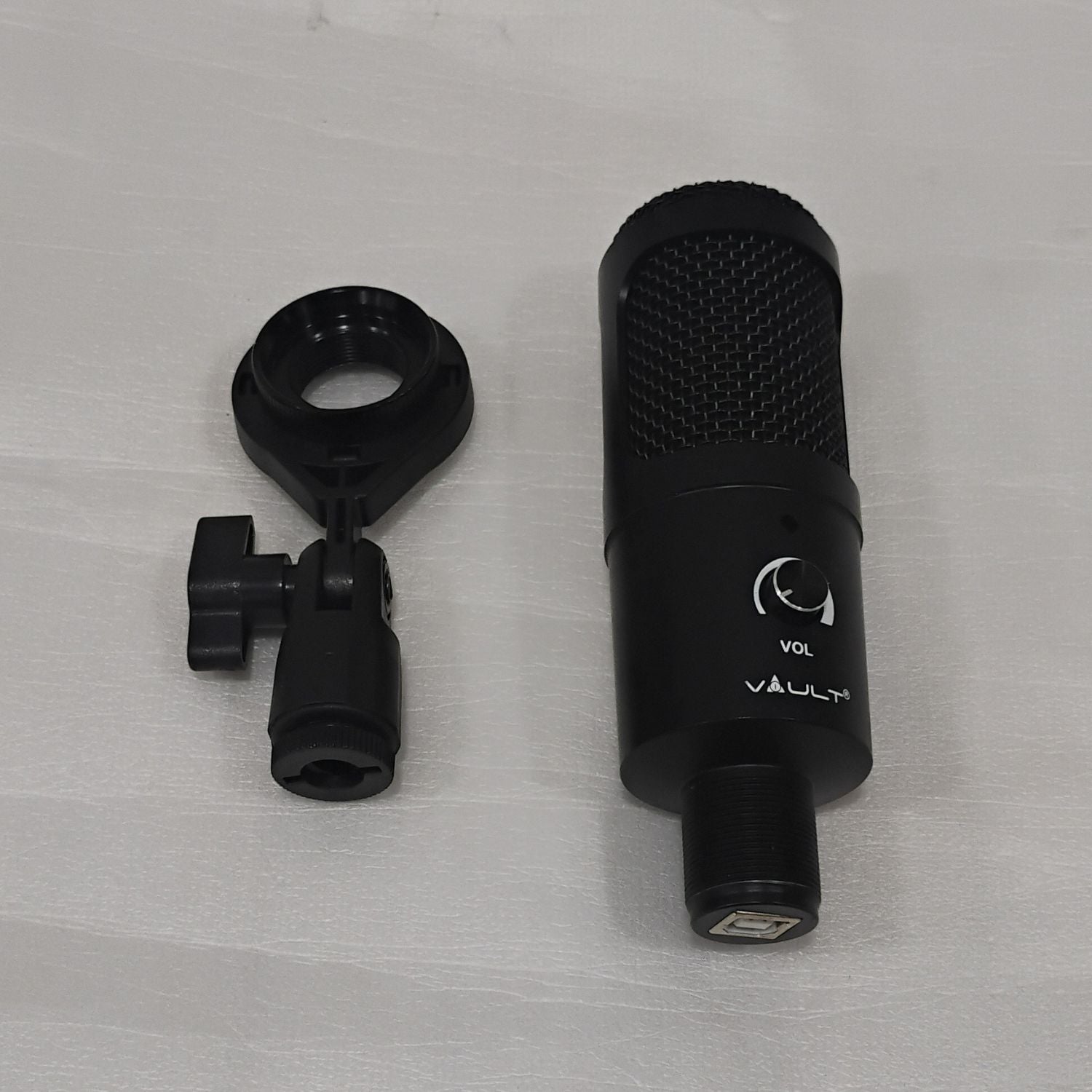 Vault Usb Microphones 202301924685 Vault UCM USB Condenser Podcast Microphone Kit - High-Performance Studio Condenser USB Microphone With Tripod Stand, Volume for YouTube, Videos, Singing, Recording, Gaming, Podcasting, Speech, Conference, Meeting, etc. - Open Box B Stock