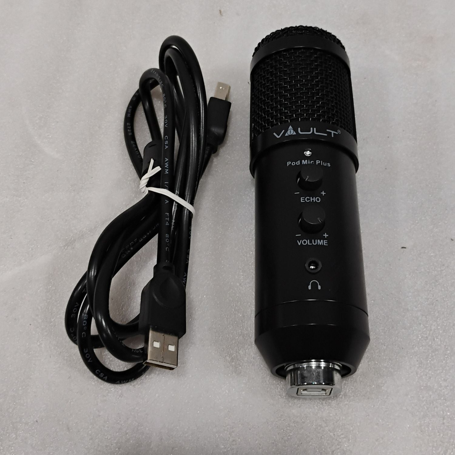 Vault Usb Microphones Vault Pod Mic Plus USB Condenser Podcast Microphone Kit - Open Box B Stock #barcode_202301922727