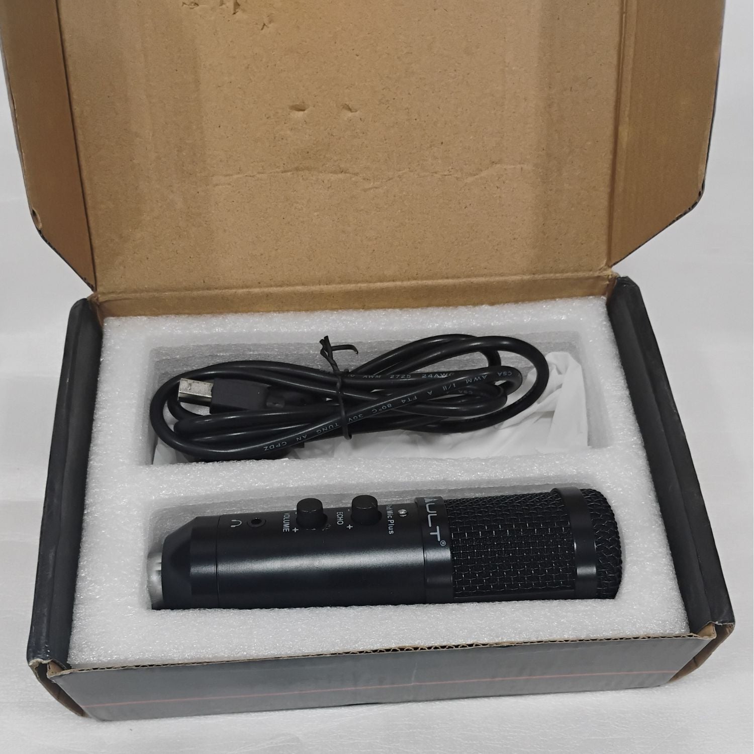 Vault Usb Microphones Vault Pod Mic Plus USB Condenser Podcast Microphone Kit - Open Box B Stock #barcode_202301922645