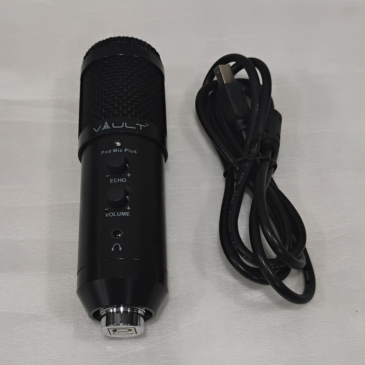 Vault Usb Microphones Vault Pod Mic Plus USB Condenser Podcast Microphone Kit - Open Box B Stock #barcode_202301922645