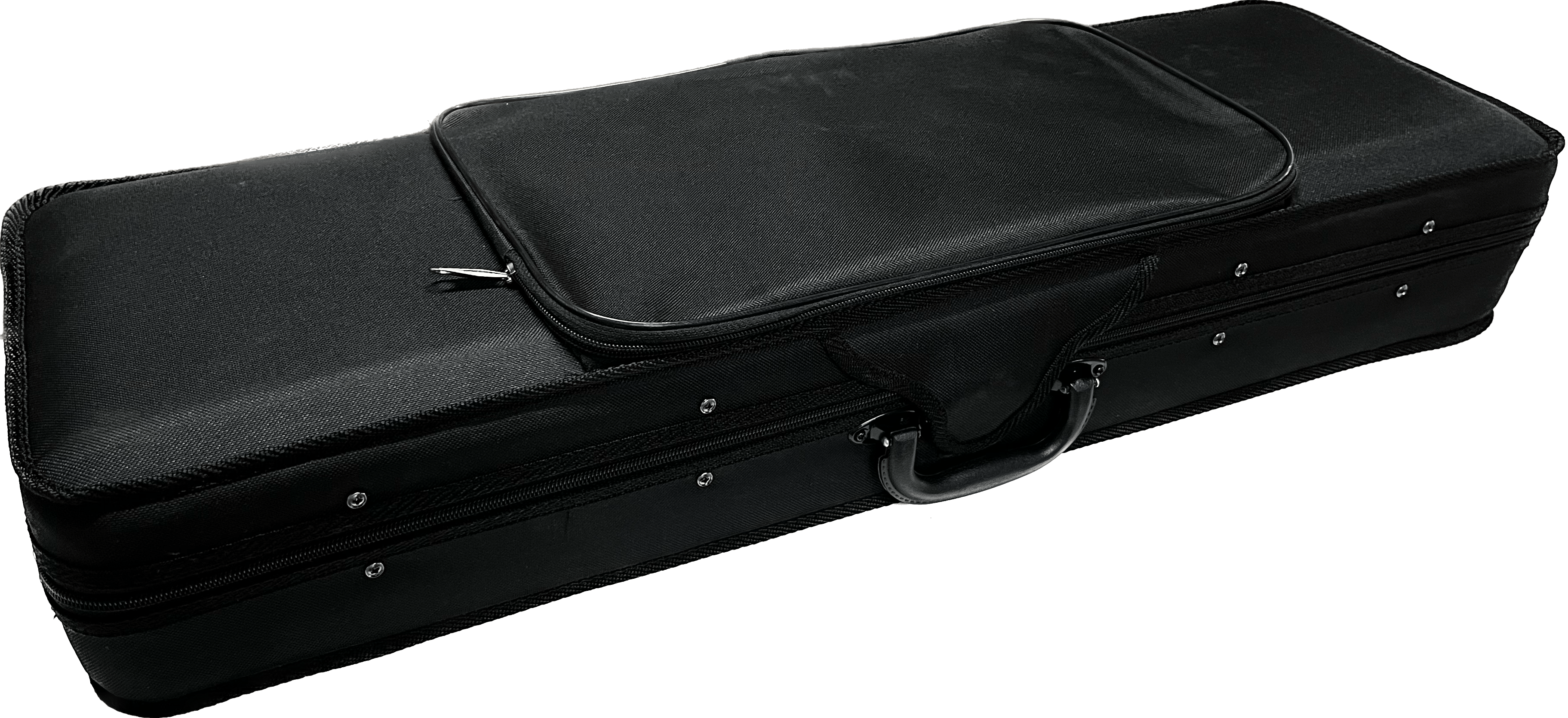 vault violins vault artisan solid body 4/4 violin with bow, rosin & case (outfit)