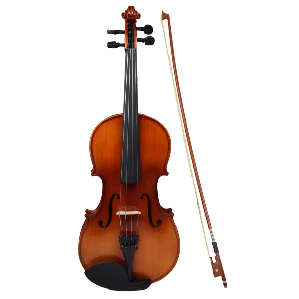 vault violins vault fiddler 4/4 violin with bow, rosin & case (outfit) - open box