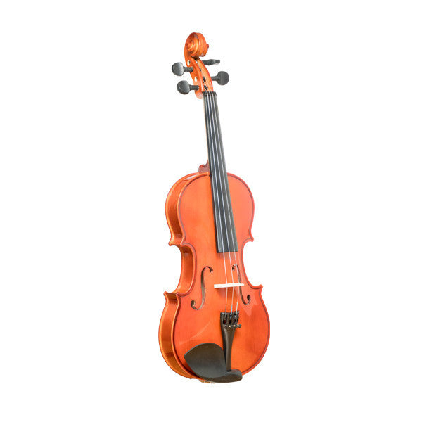vault violins vault vi1040 3/4 solid violin with hard case, rosin and bow