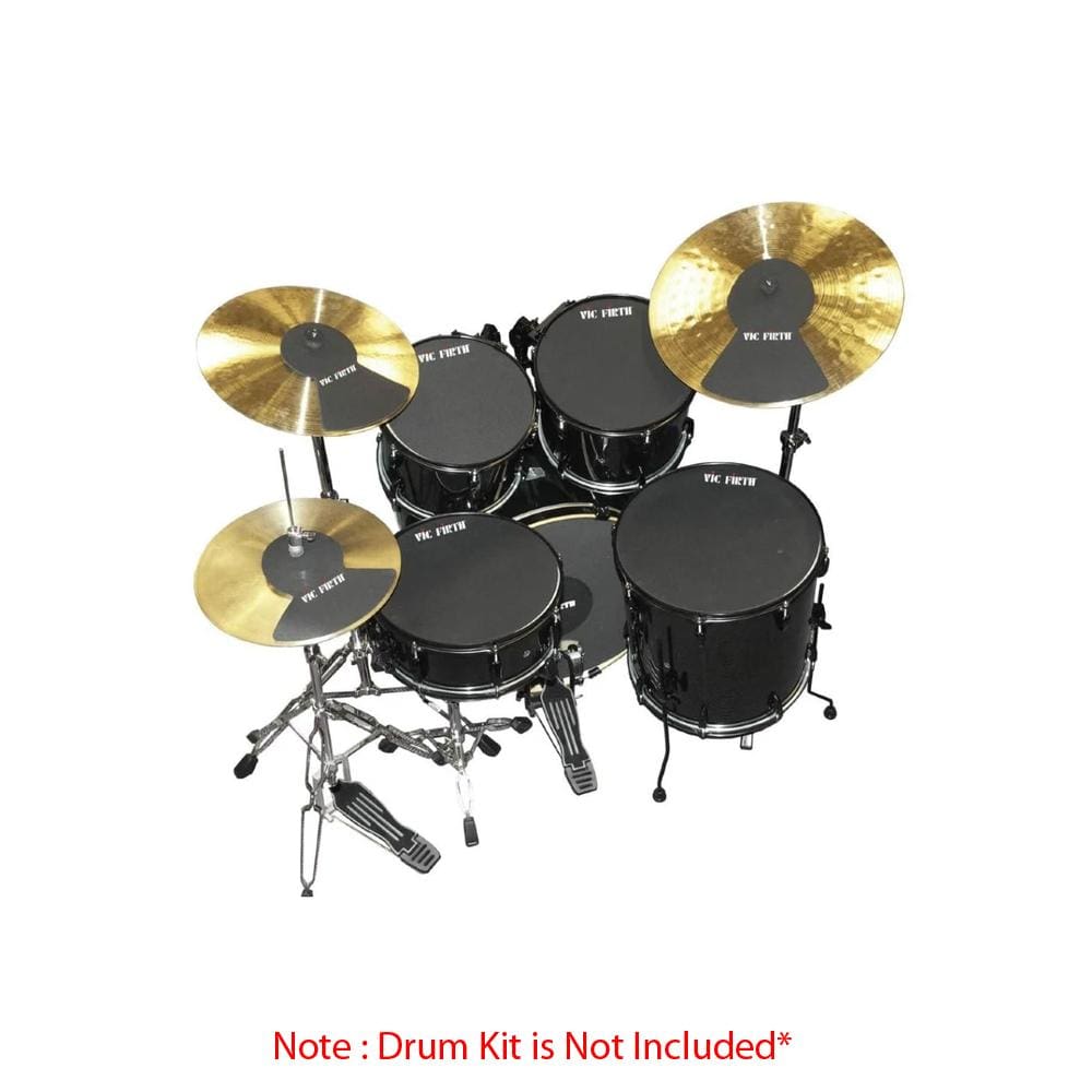 Vic Firth Drum Dampeners And Mutes Vic Firth MUTEPP6 Drum and Cymbal Mute Pre-Pack - 6 - Open Box
