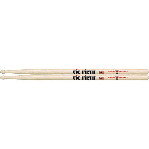 vic firth drumsticks vic firth 2bw american classic hickory 2b wood tip