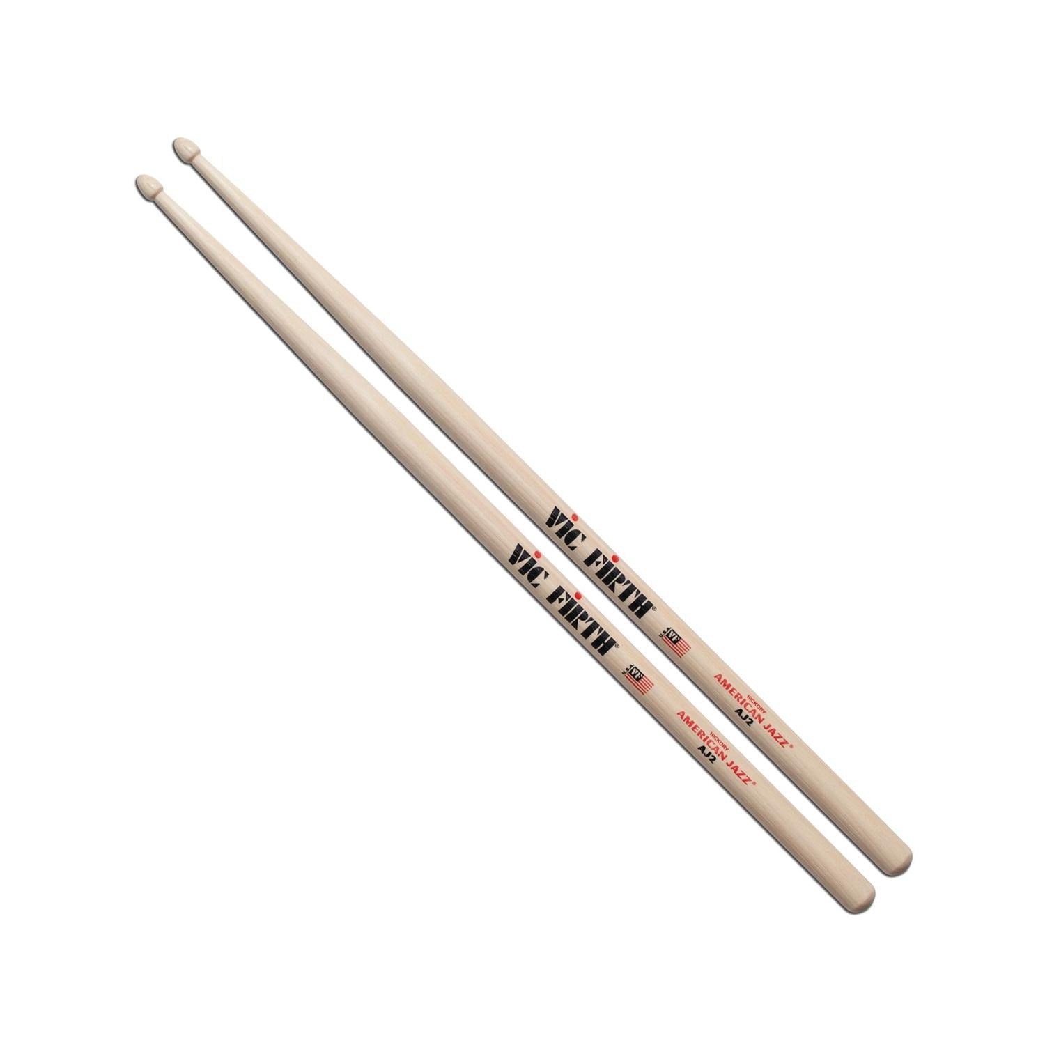 Vic Firth Drumsticks Vic Firth AJ2 American Jazz 2 Drumsticks - 5A