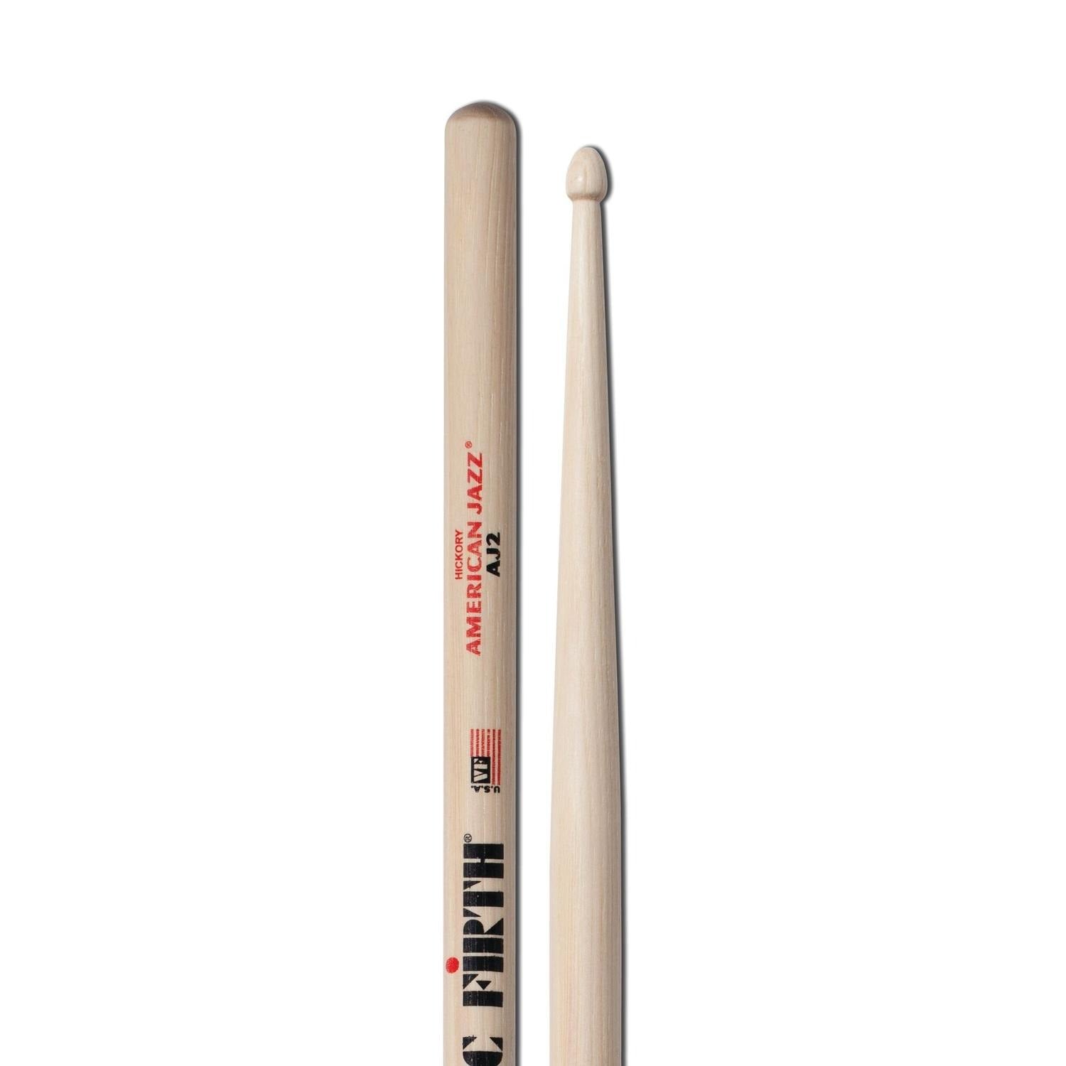 Vic Firth Drumsticks Vic Firth AJ2 American Jazz 2 Drumsticks - 5A