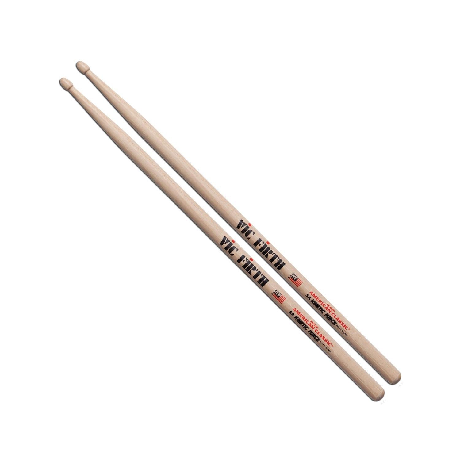 Vic Firth Drumsticks Vic Firth American Classic Drumsticks with Kinetic Force - 5A