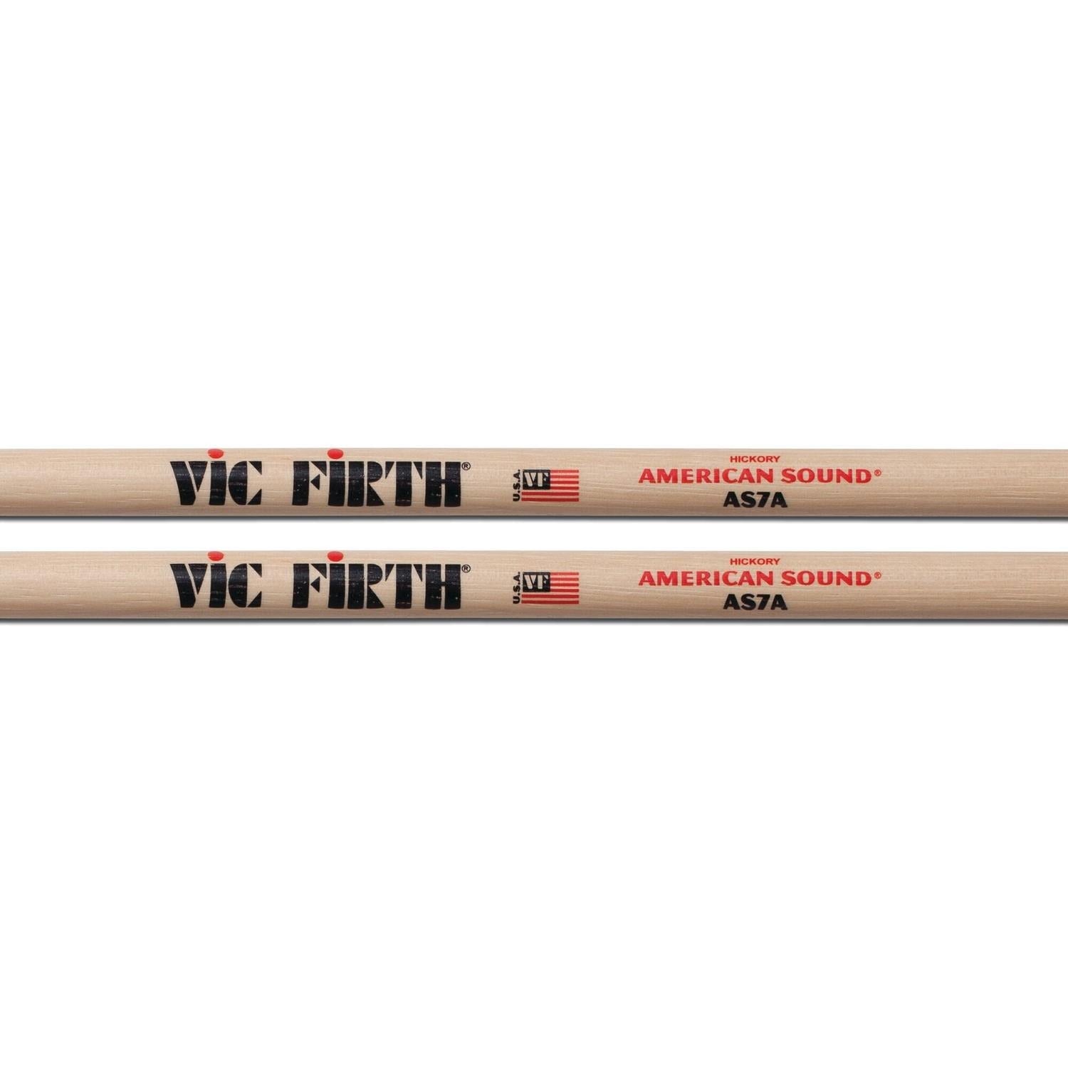 Vic Firth Drumsticks Vic Firth AS7A American Sound Drum Stick With Wooden Tip - 7A
