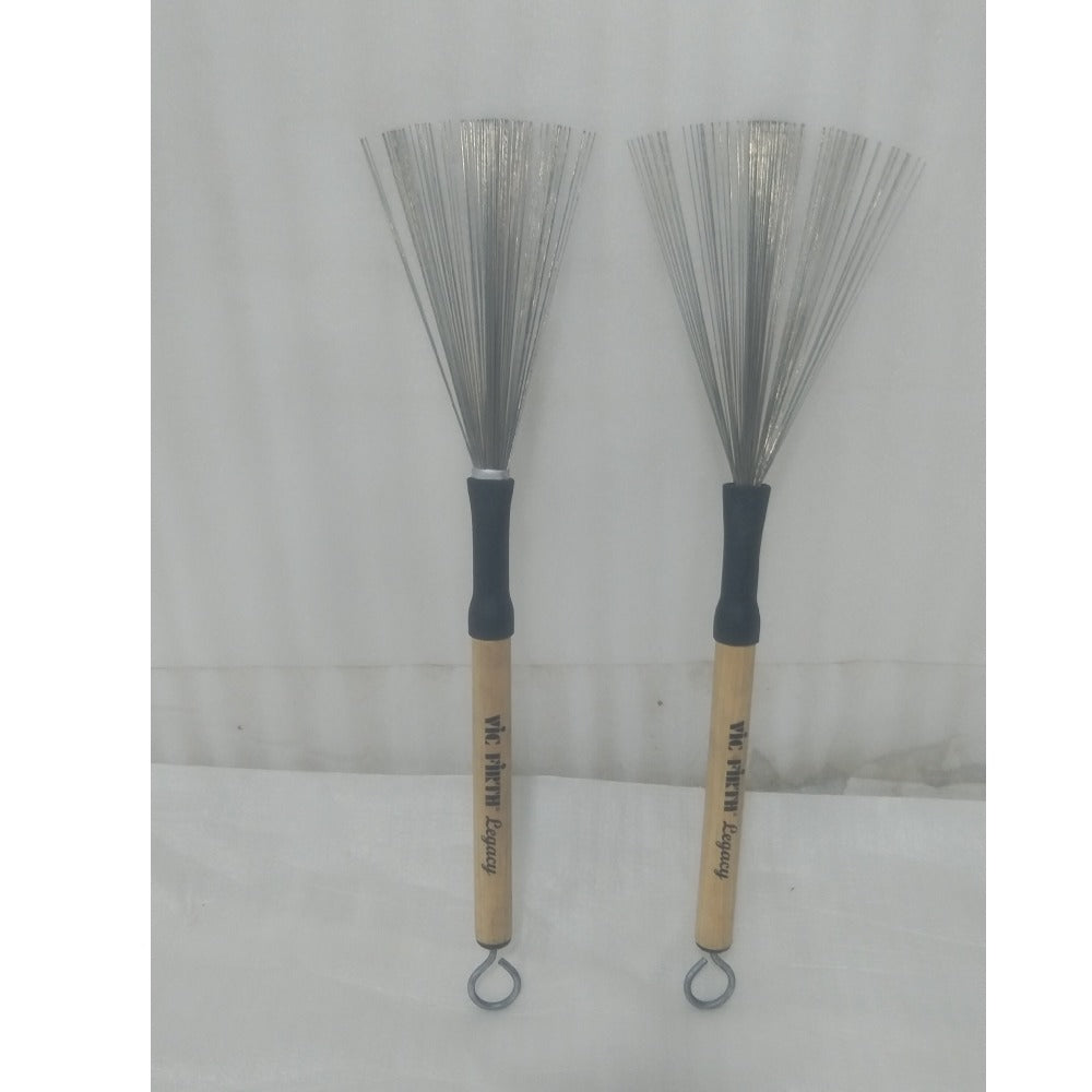 Vic Firth Drumsticks Vic Firth LB Legacy Wooden Handle Drum Brush - Open Box B Stock