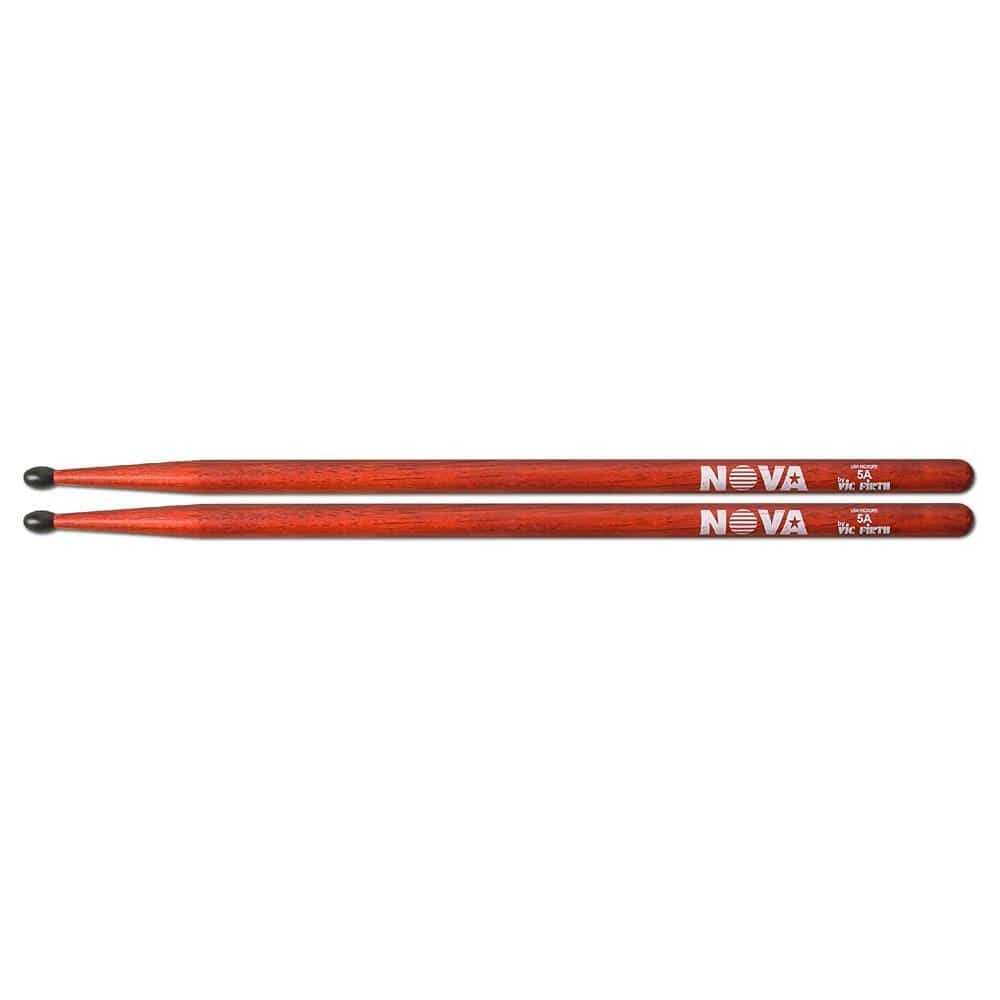 vic firth drumsticks vic firth n5anr nylon tip drum stick red